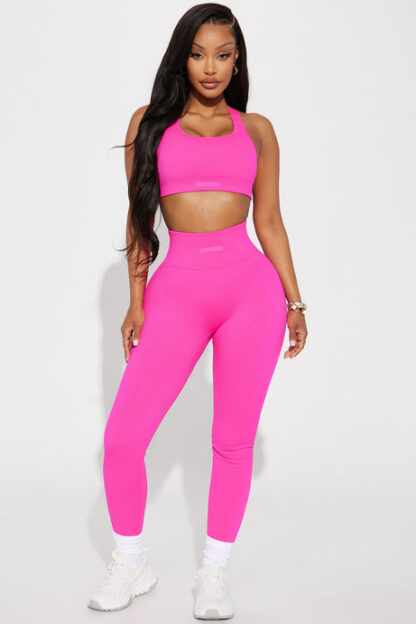 Leggings Deportivos de Ribeteado en Infinito Seamless - Image 12