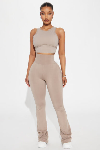 Pantalón de Yoga de Cintura Alta con Detalles Contraste - Image 32