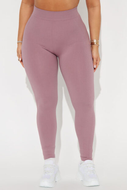 Leggings Activos de Cintura Alta y Tela Texturizada - Image 2